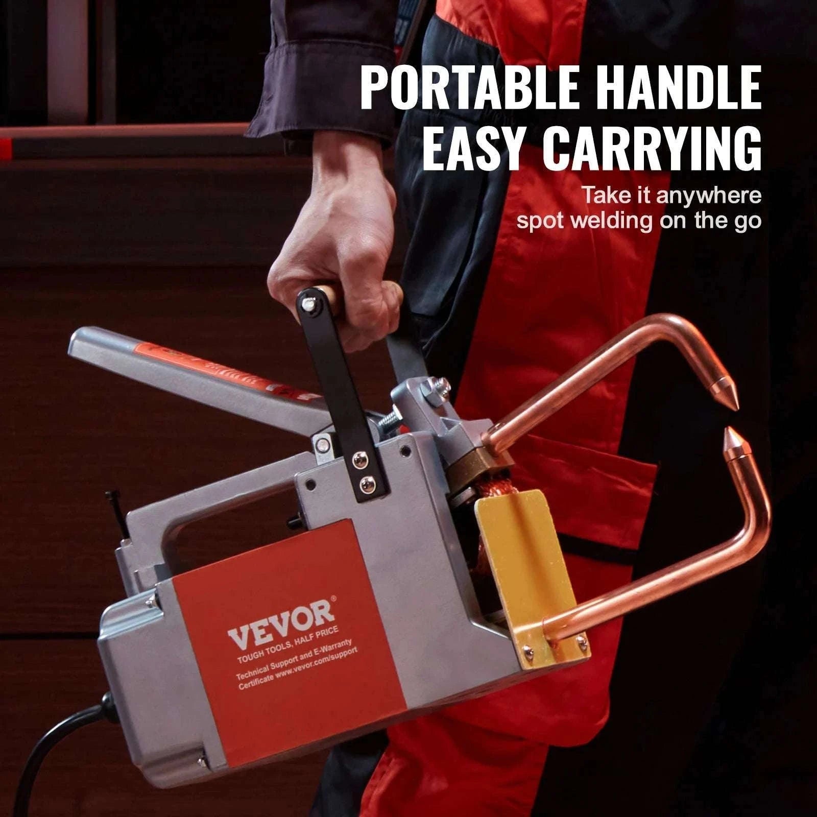 Portable 8KVA Spot Welder Gun for Metal Sheets up to 1/8"-United States