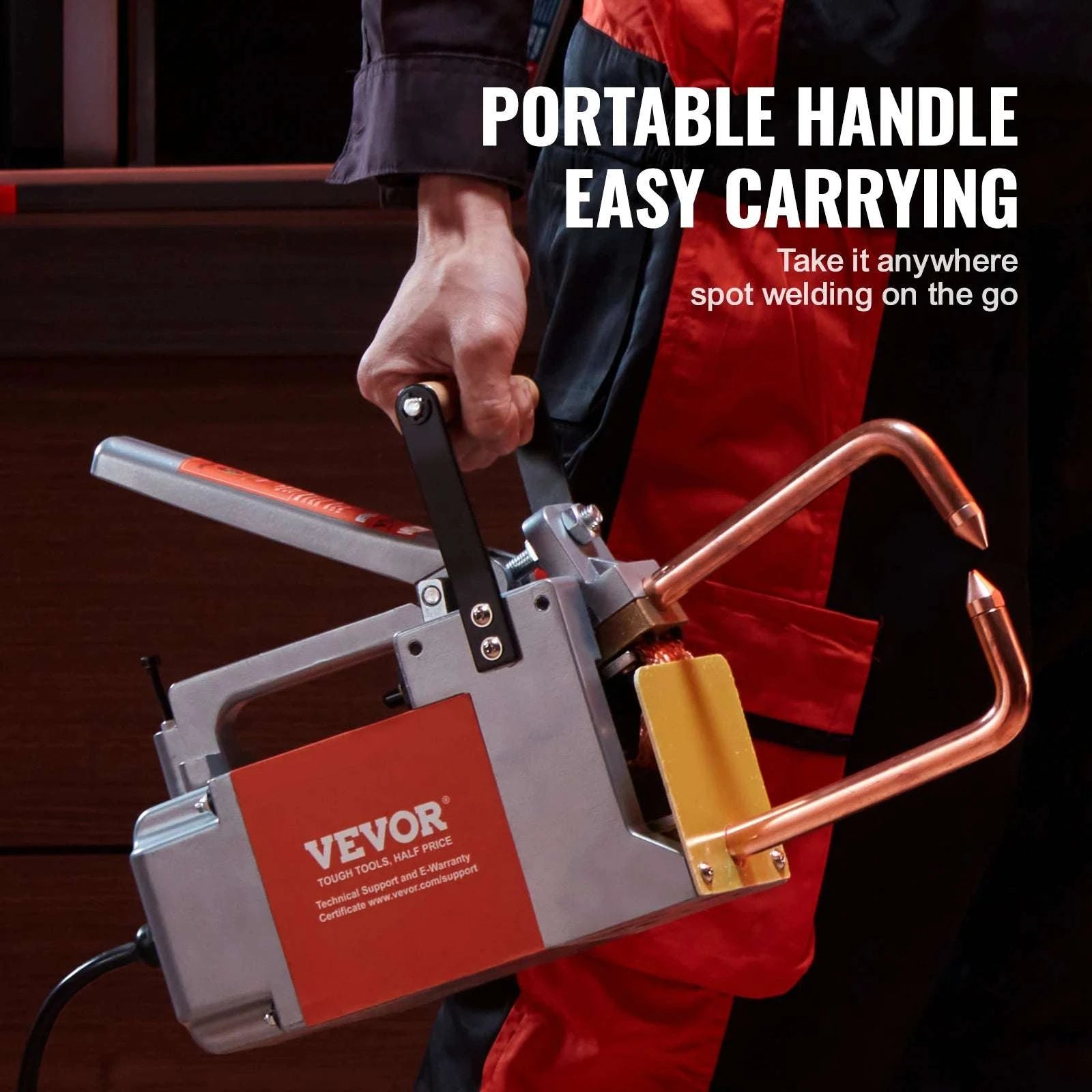 Portable 8KVA Spot Welder Gun for Metal Sheets up to 1/8"-United States