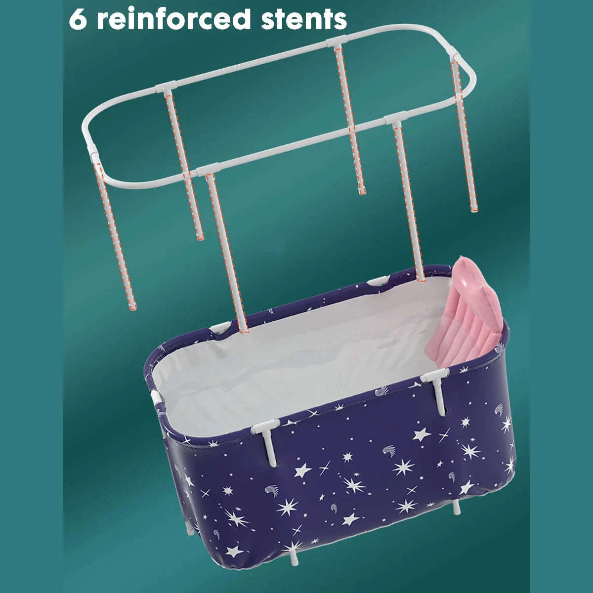 Portable Adult Folding Bathtub with Insulated Design-Square shape / spain