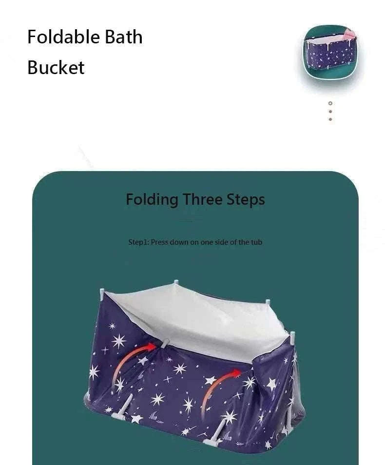 Portable Adult Folding Bathtub with Insulated Design-Square shape / spain