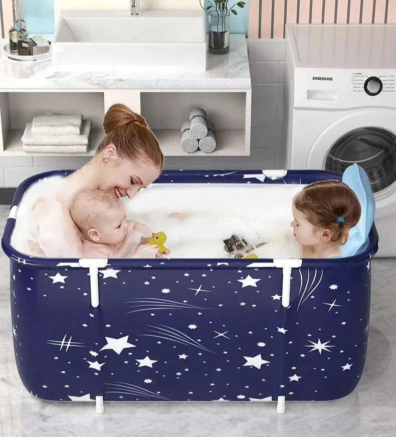 Portable Adult Folding Bathtub with Insulated Design-Square shape / spain