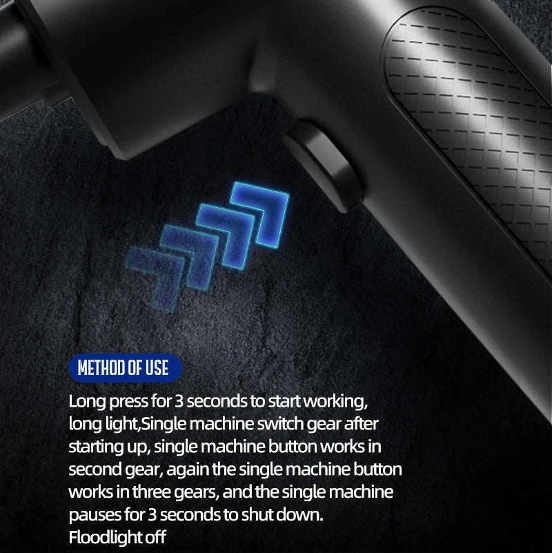 Portable Air Duster 51000RPM Cordless Blower with LED-4000 mAh