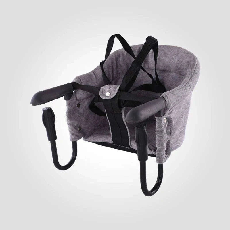Portable Baby Highchair Booster Seat for Table Meals-Gray / CHINA
