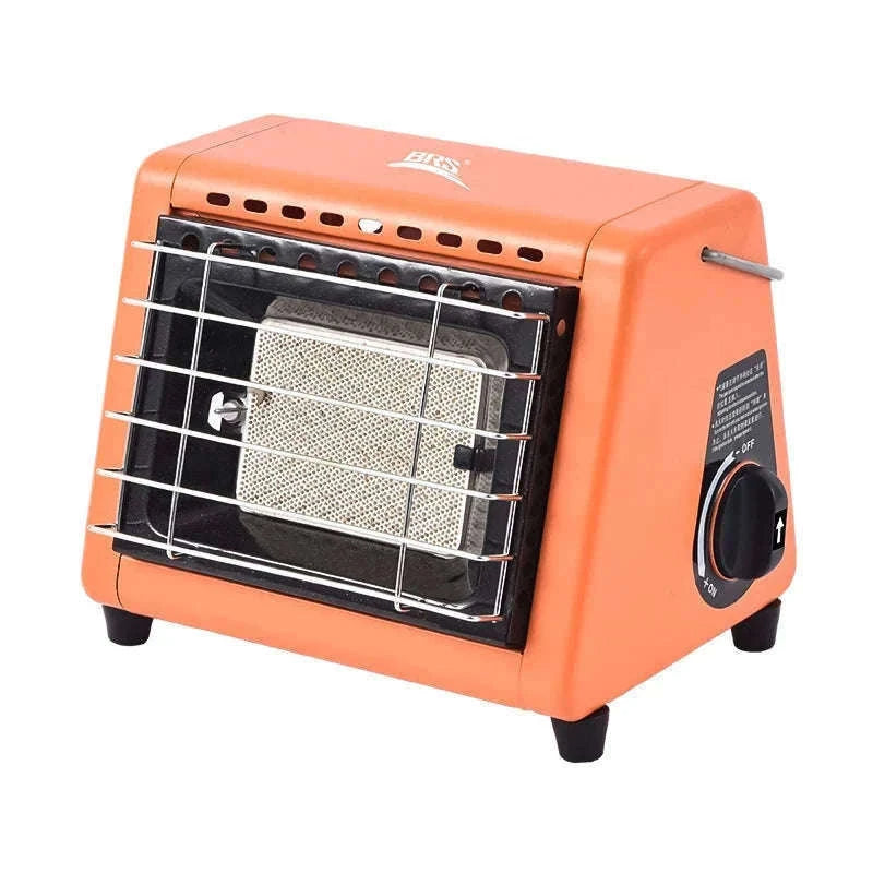 Portable Butane Tent Heater 1500W for Camping and Outdoor Use-Orange