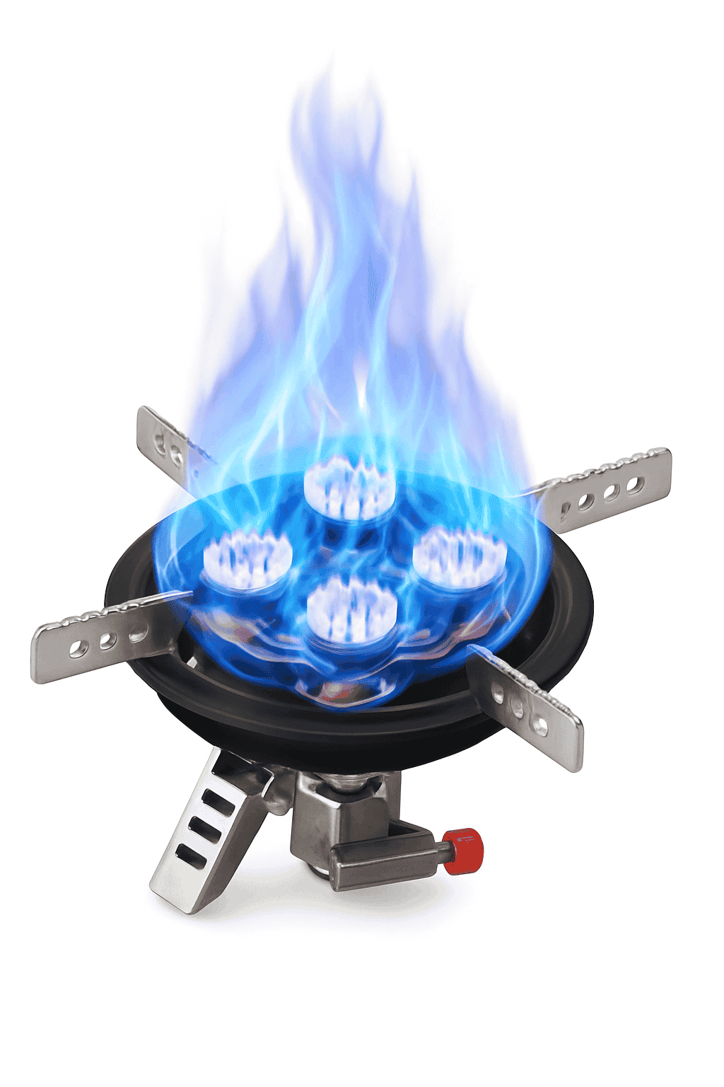 Portable Camping Gas Stove 16000W with Piezo Ignition-Black