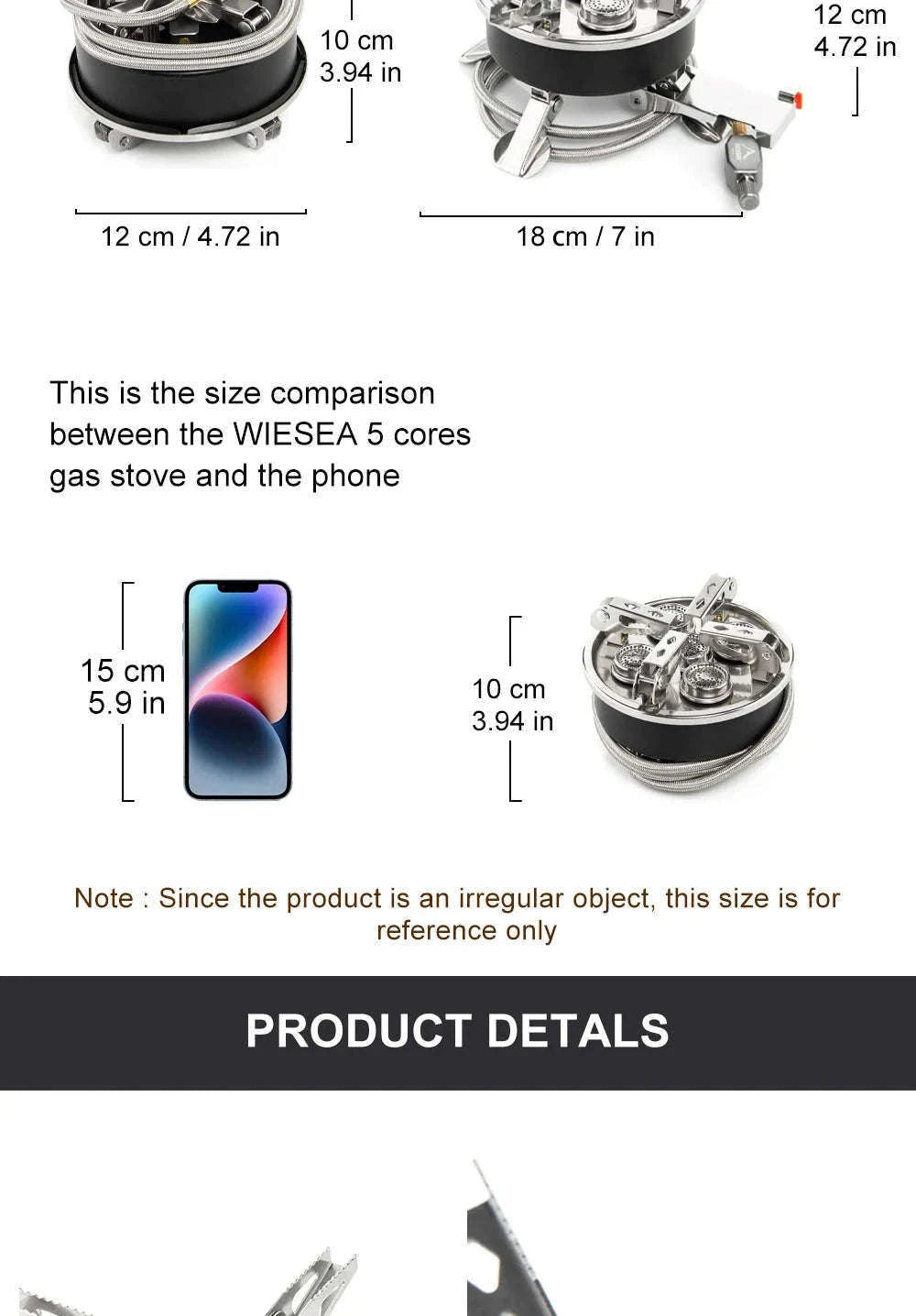 Portable Camping Gas Stove 8800W-WSS-507
