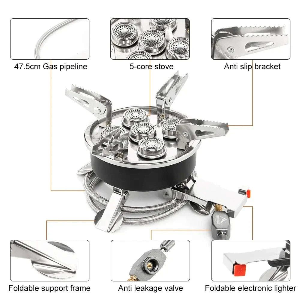 Portable Camping Gas Stove 8800W-WSS-507
