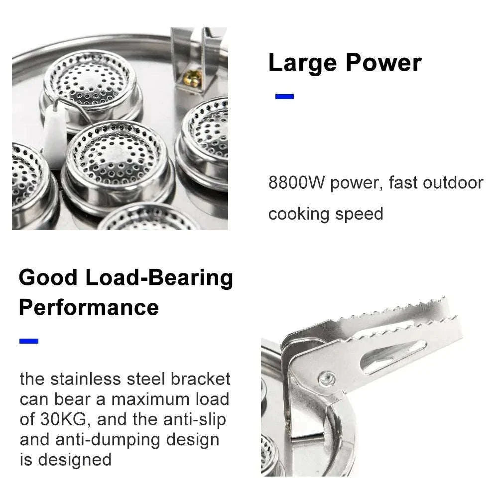 Portable Camping Gas Stove 8800W-WSS-507