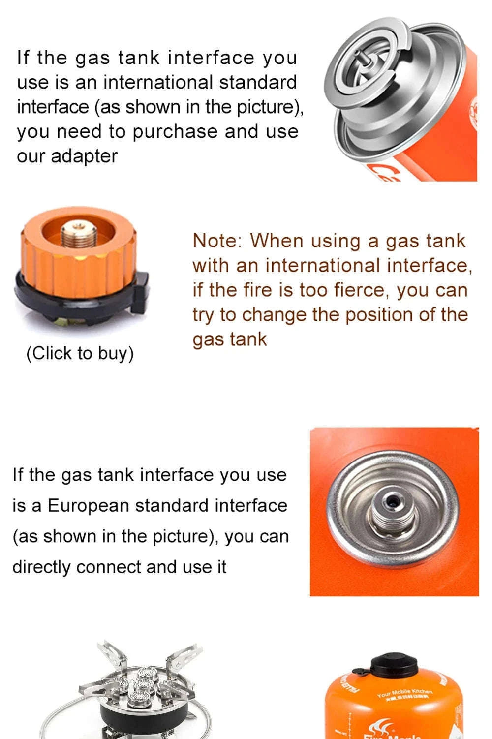 Portable Camping Gas Stove 8800W-WSS-507