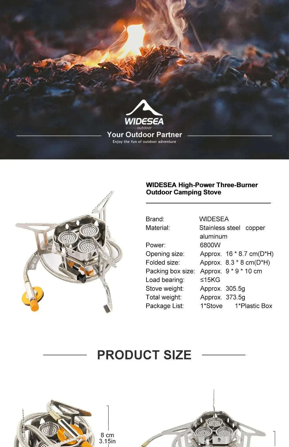 Portable Camping Gas Stove-wss-209-2