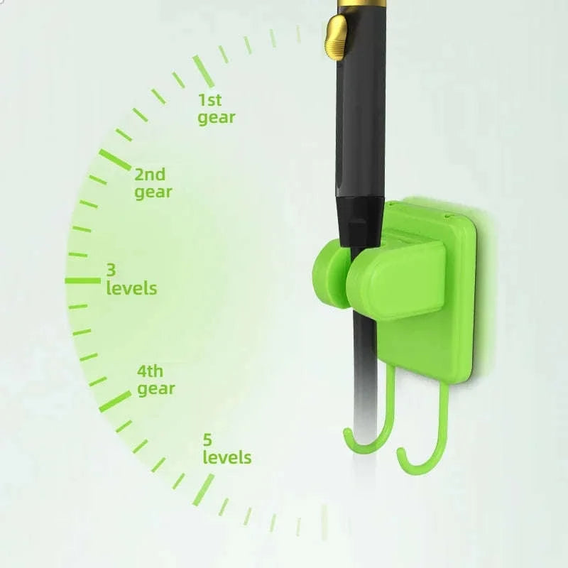 Portable Camping Shower 6000mAh Rechargeable Electric Pump with LED Display-Grey / China Mainland