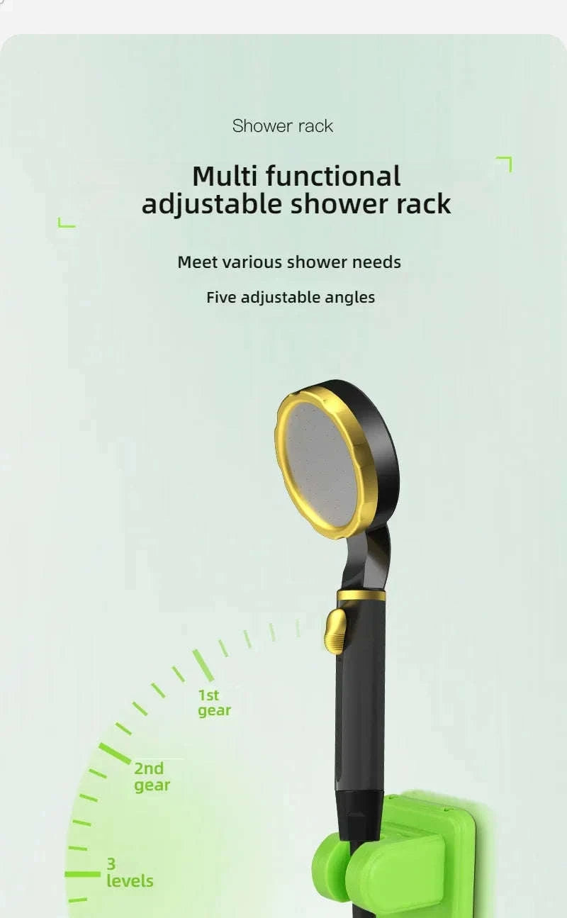 Portable Camping Shower 6000mAh Rechargeable Electric Pump with LED Display-Grey / China Mainland