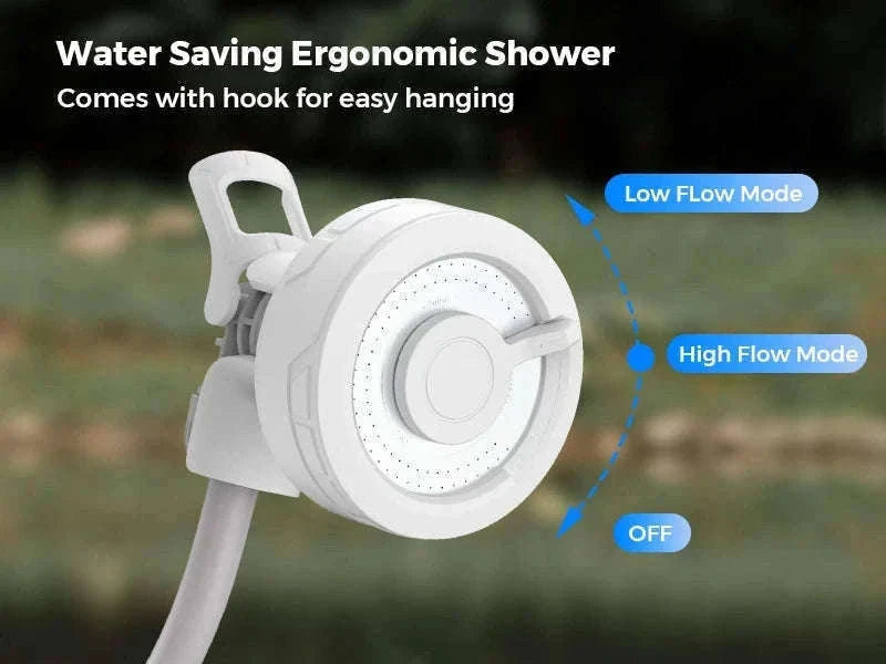 Portable Camping Shower Pump IPX7 Waterproof-Default Title