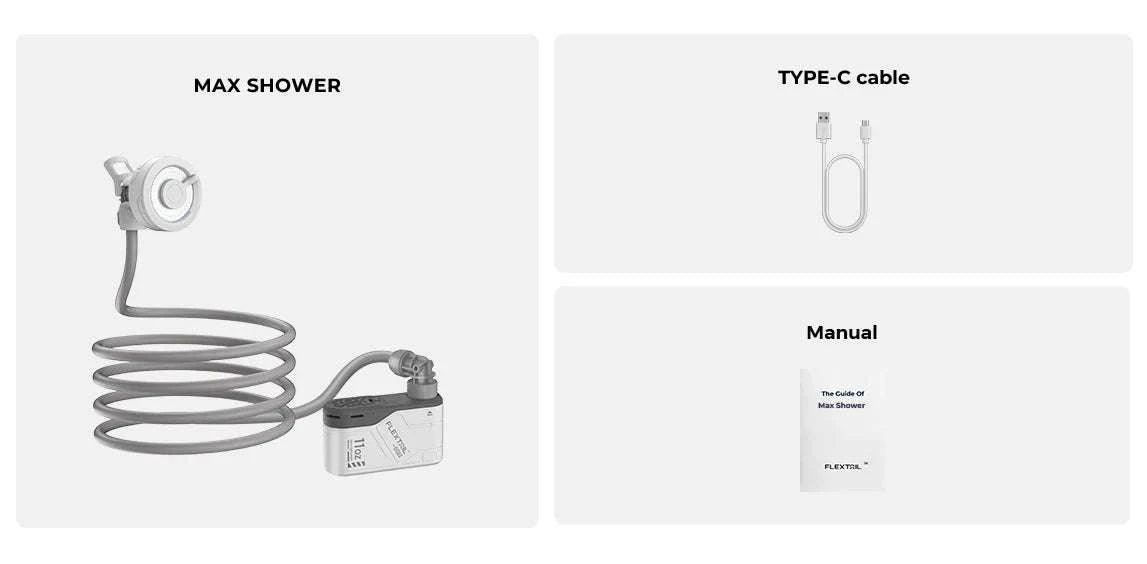 Portable Camping Shower Pump IPX7 Waterproof-Default Title