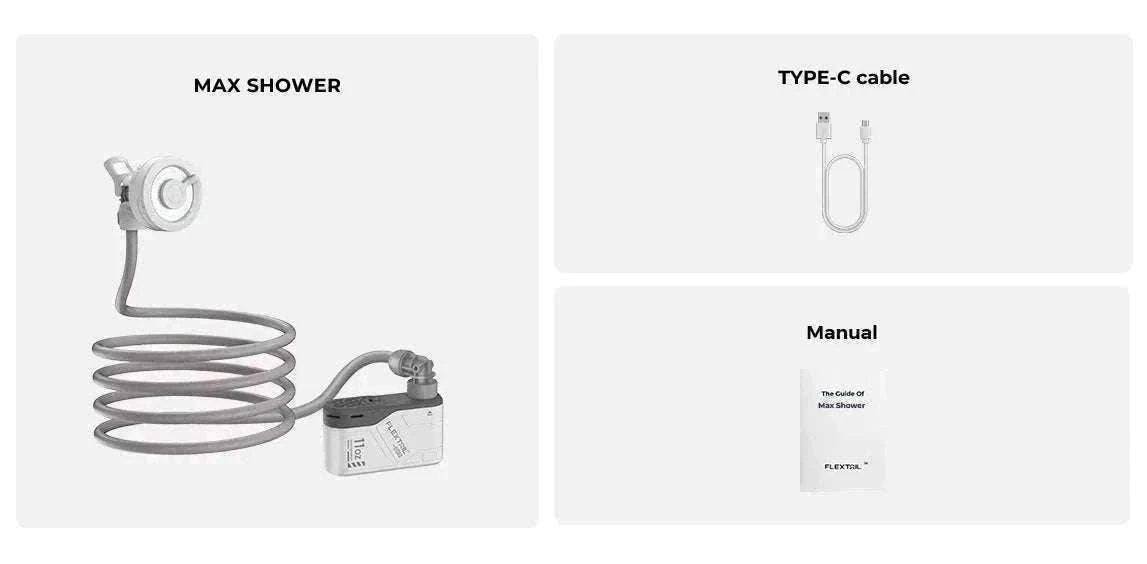 Portable Camping Shower Pump IPX7 Waterproof-Default Title