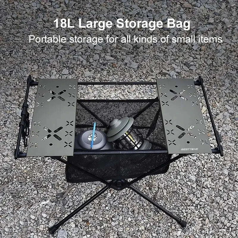 Portable Camping Table-Army Green Table Set