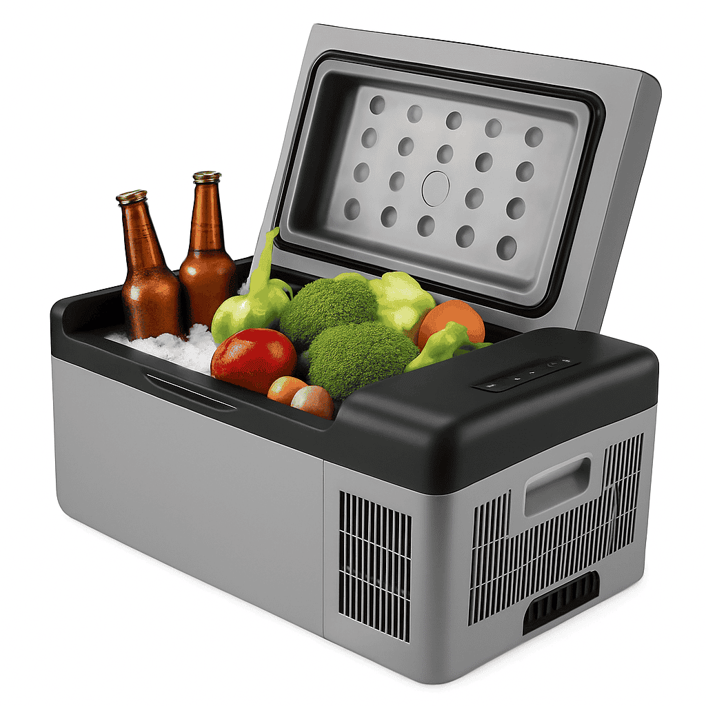 Portable Car Fridge Freezer 15L–55L Compressor Cooler for Travel-15L / spain
