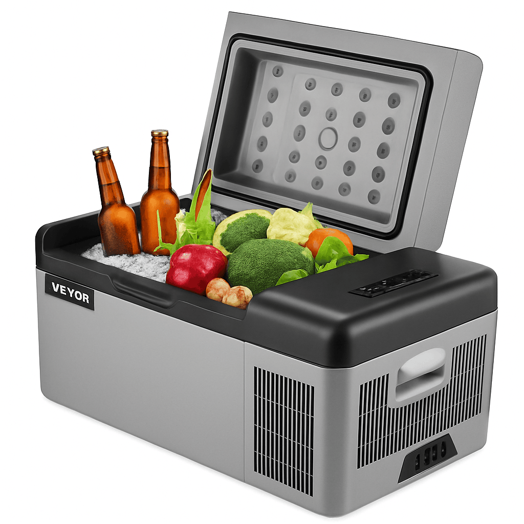 Portable Car Fridge Freezer 15L–55L Compressor Cooler for Travel-15L / spain
