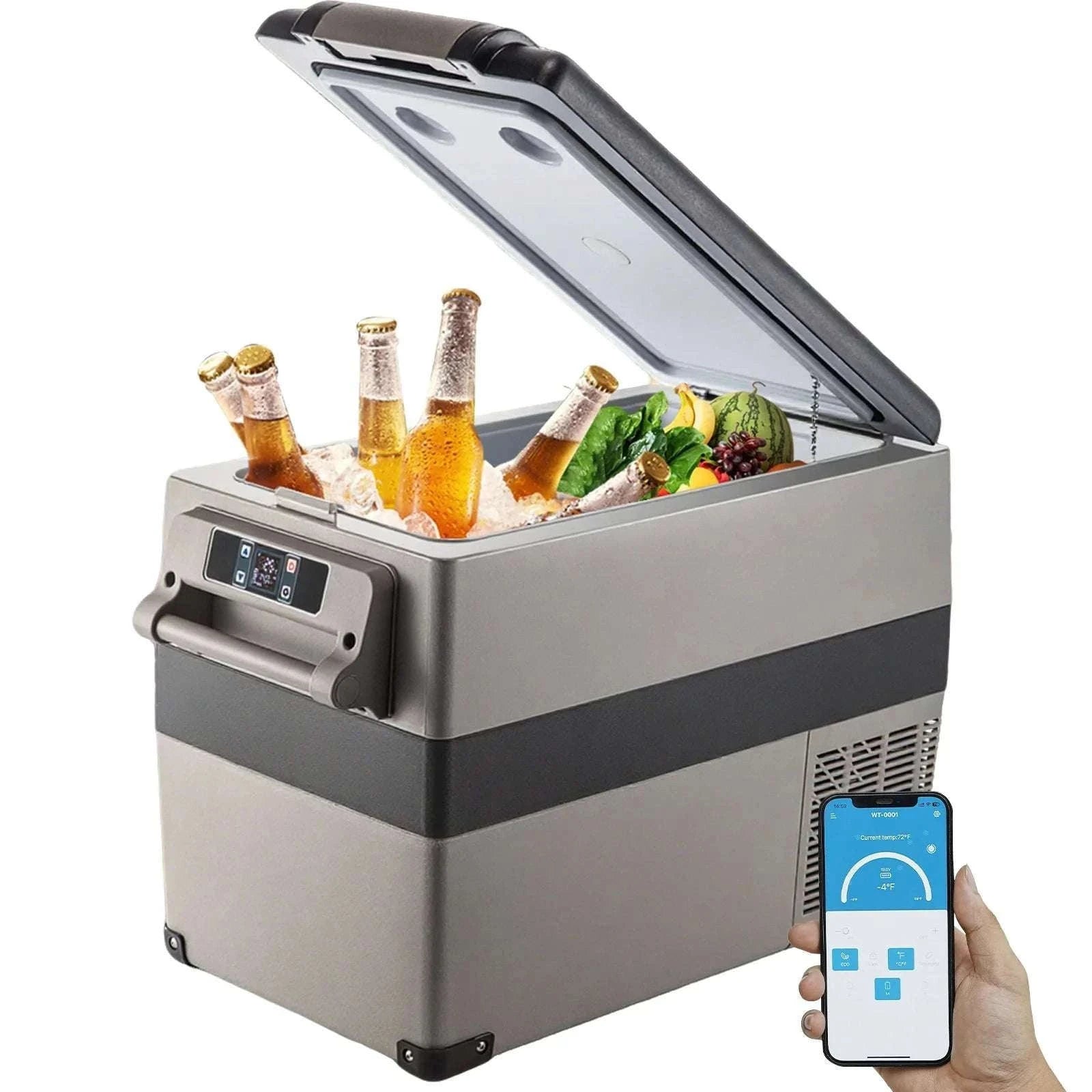 Portable Car Fridge Freezer 15L–55L Electric Cooler 12V/24V & AC-55L / United States