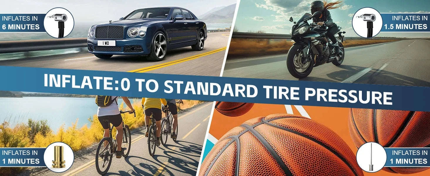 Portable Car Jump Starter with Air Compressor 2000A 150 PSI Power Bank-A-X1-yesper / Mexico