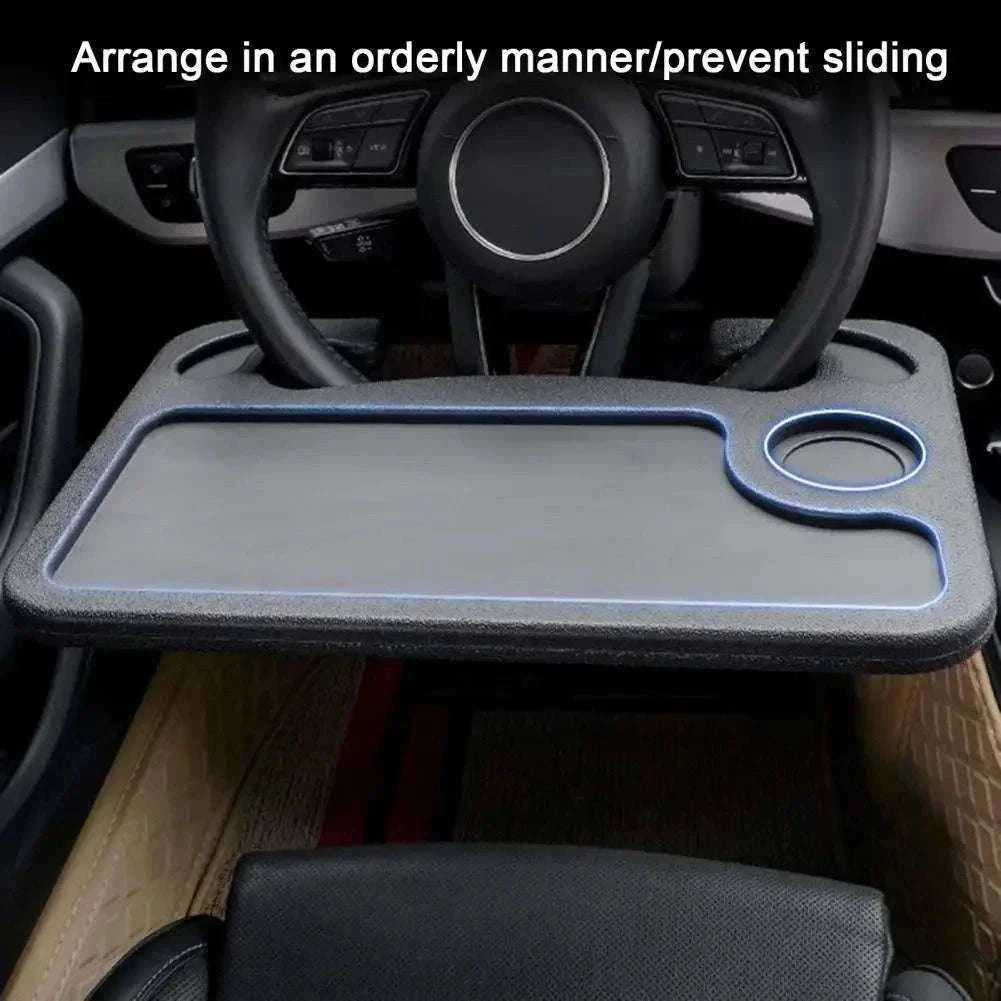 Portable Car Laptop Desk Mount Stand for Work and Meals-Small