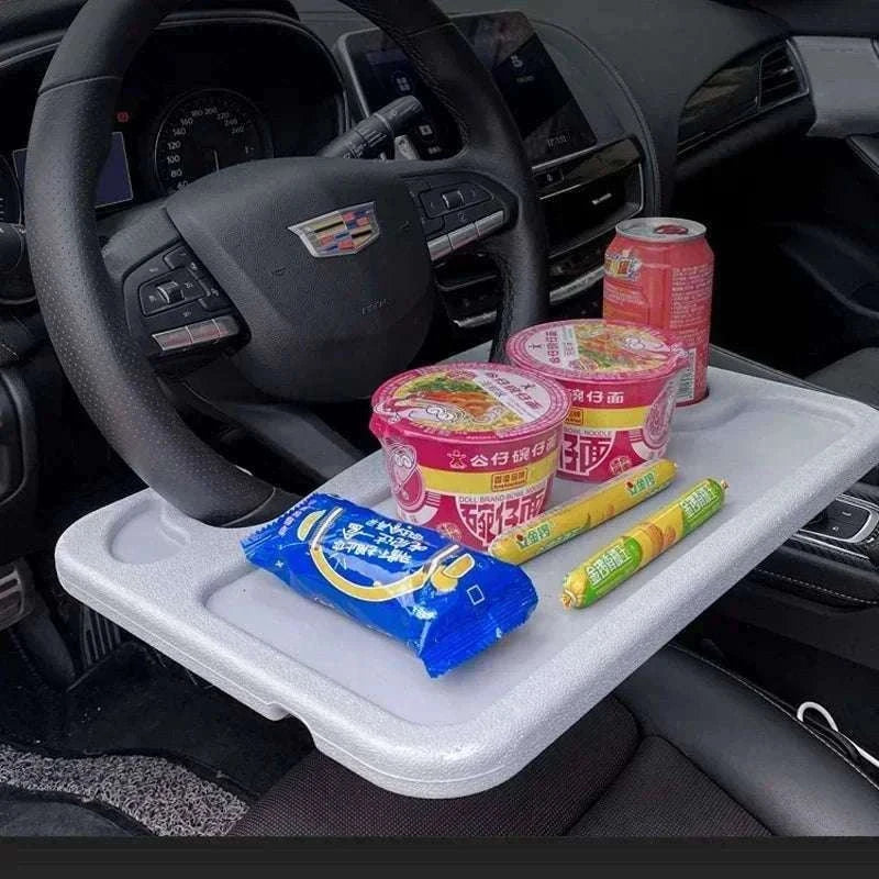 Portable Car Laptop Desk Mount Stand for Work and Meals-Small