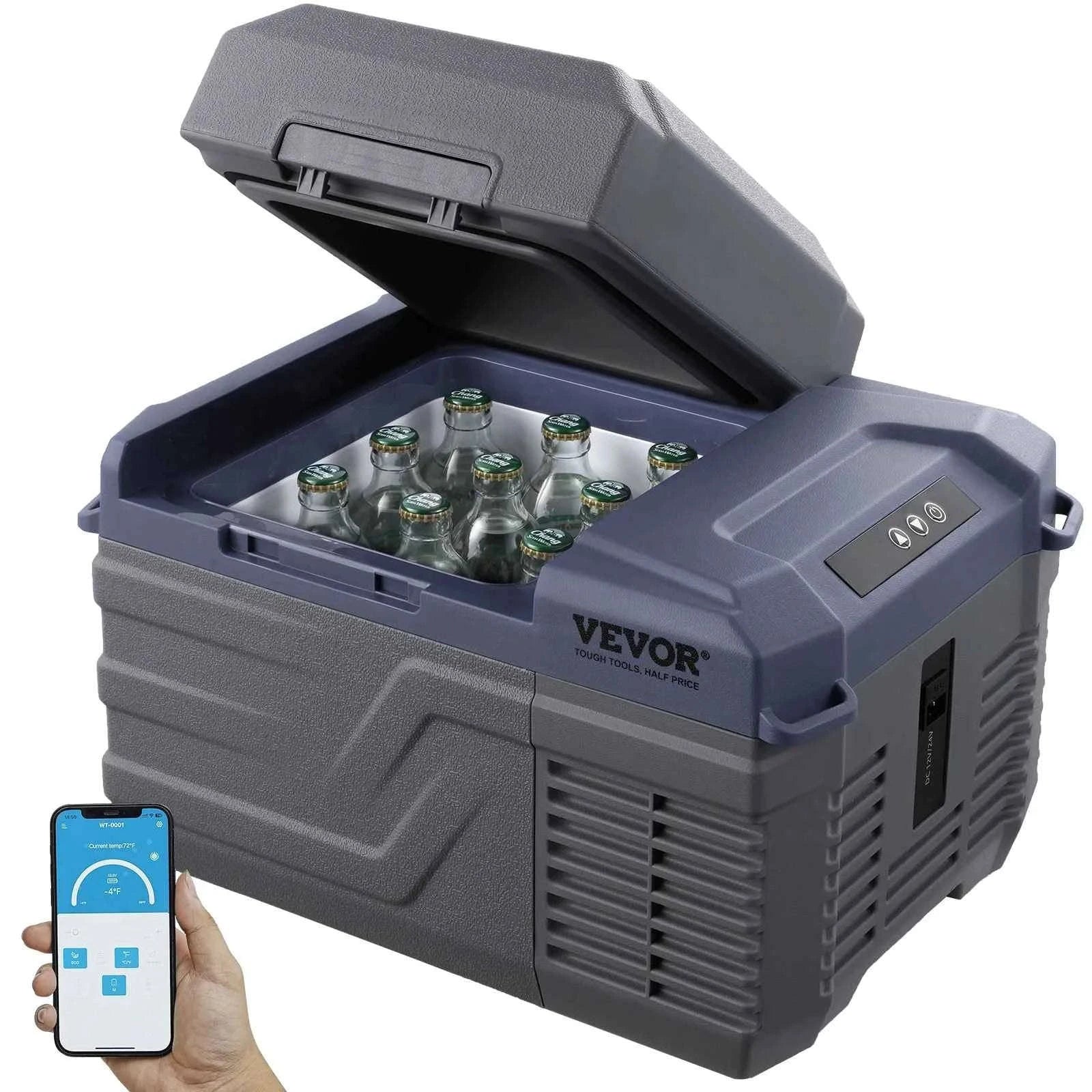 Portable Car Refrigerator 12L with Bluetooth Control-NLS45 DZDT / Germany