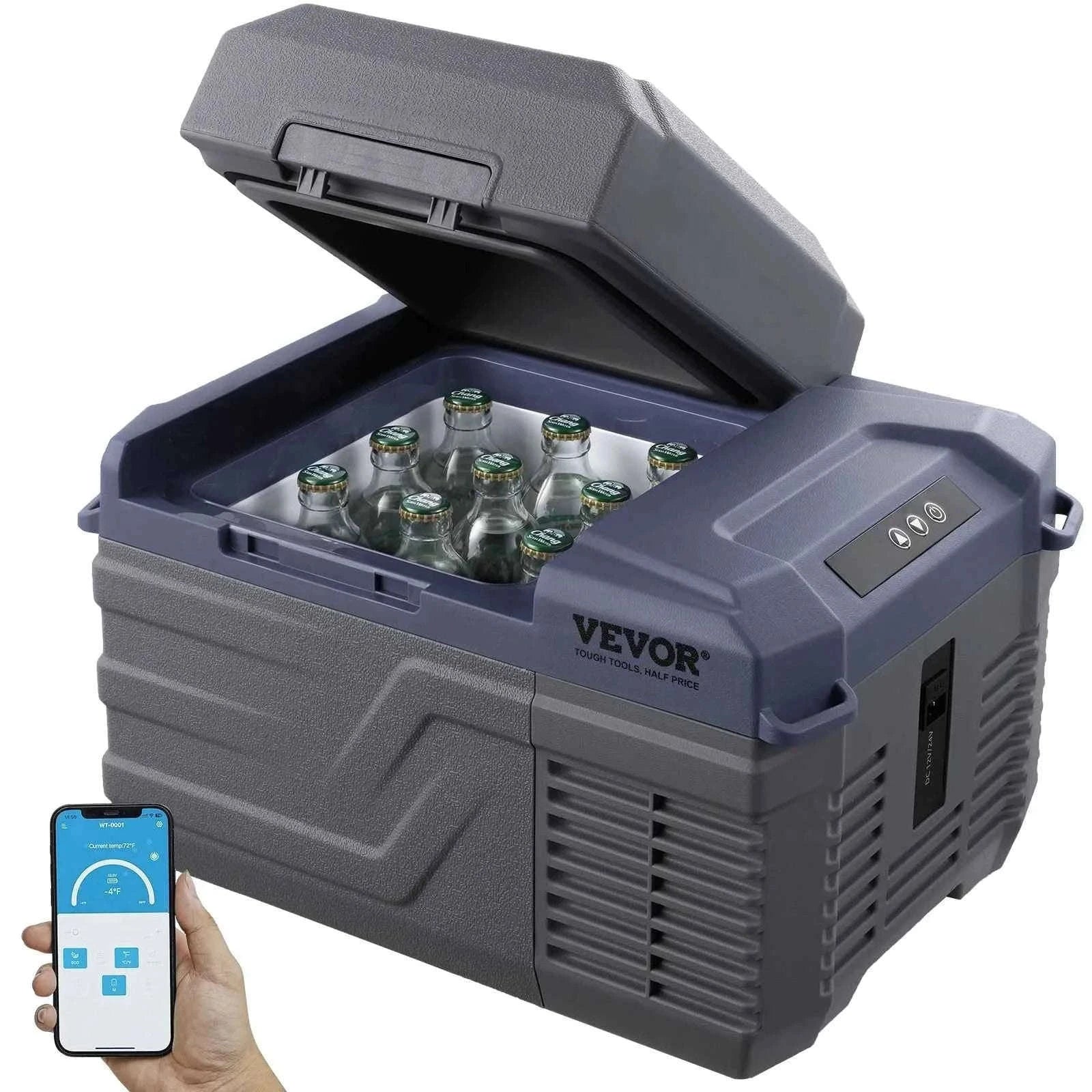 Portable Car Refrigerator 12L with Bluetooth Control-NLS45 DZDT / Germany