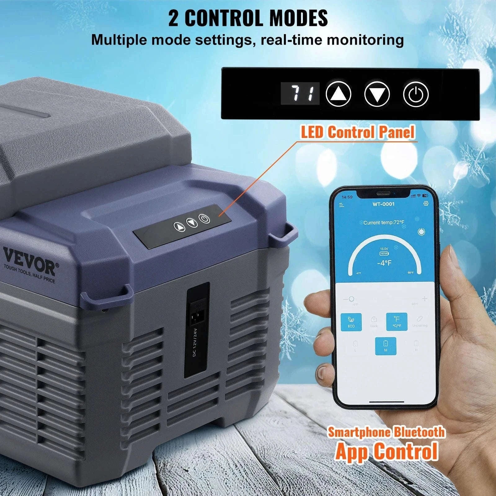 Portable Car Refrigerator 8L to 75L Single and Dual Zone-NLS45 / france