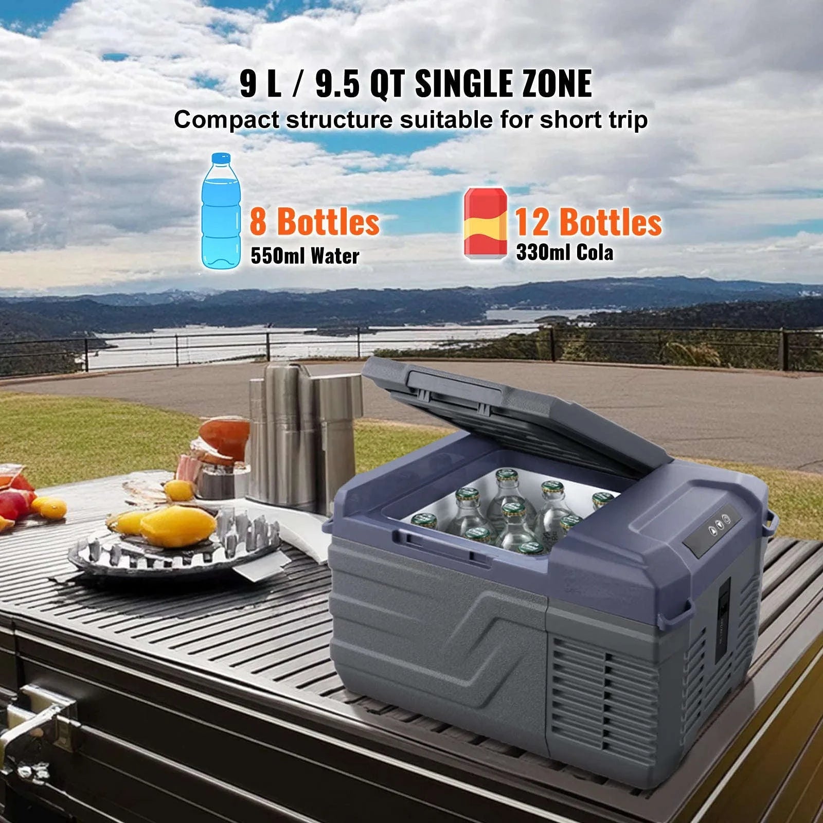 Portable Car Refrigerator 8L to 75L Single and Dual Zone-NLS45 / france