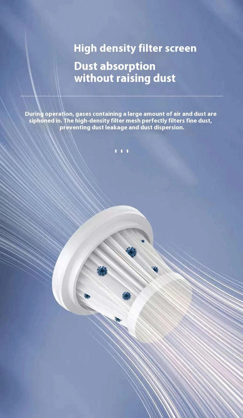 Portable Car Vacuum Cleaner-black