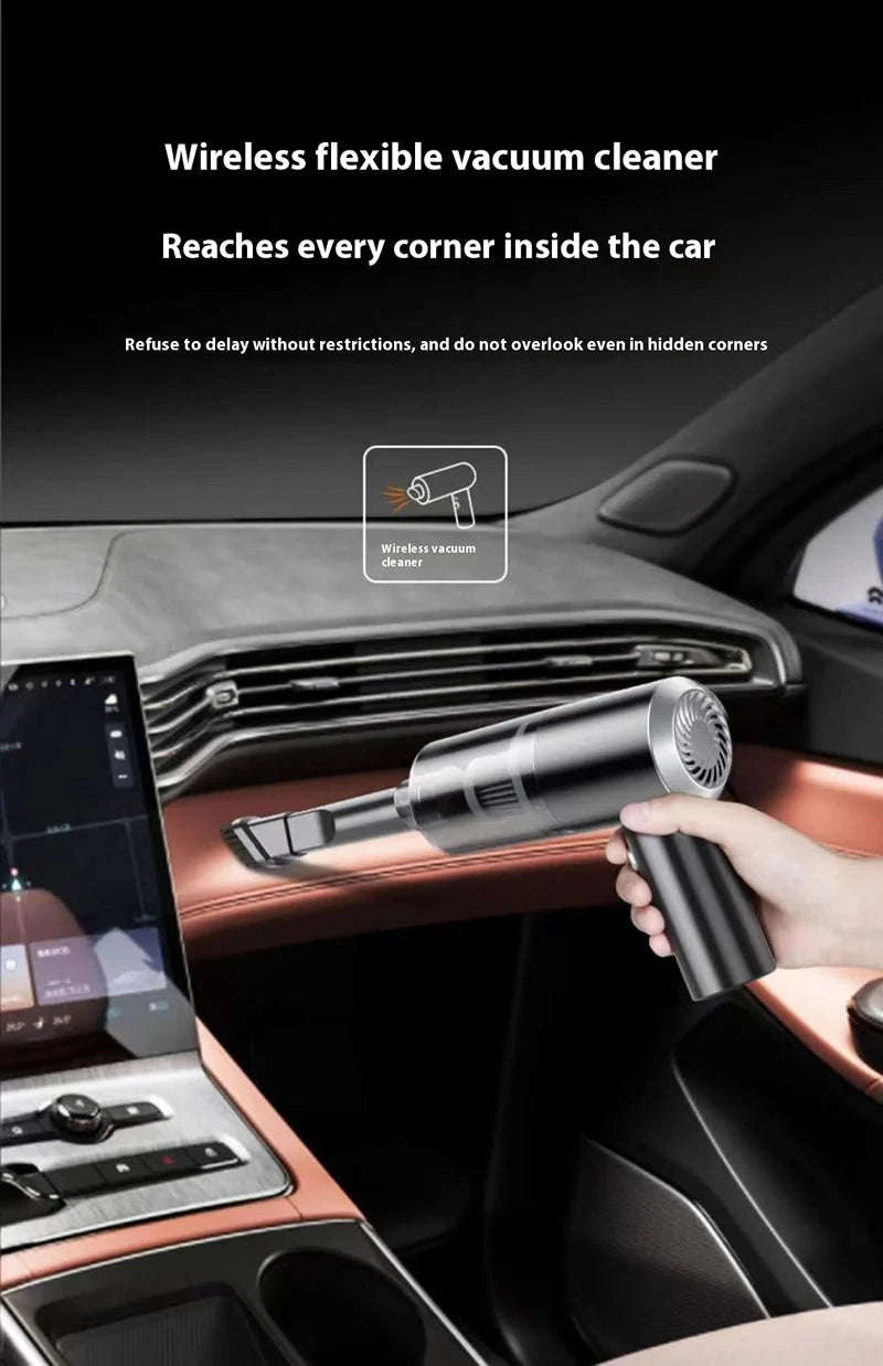 Portable Car Vacuum Cleaner-black