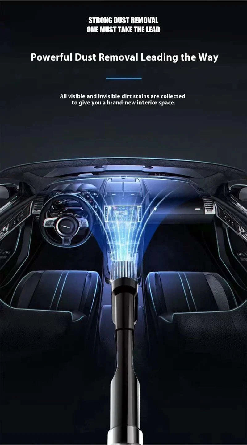 Portable Car Vacuum Cleaner-black