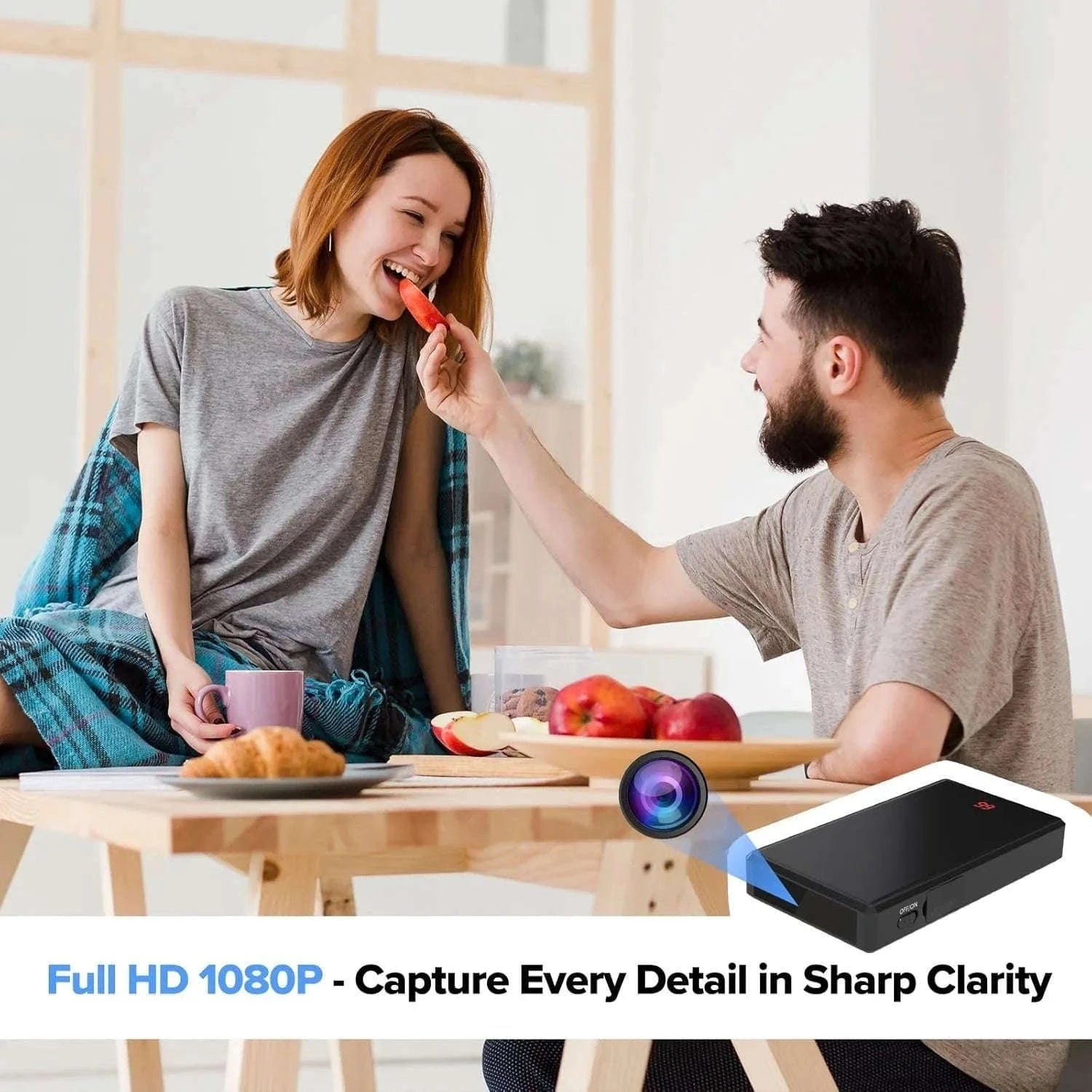 Portable Charger Camera with Full HD Mini WiFi Monitoring-Default Title