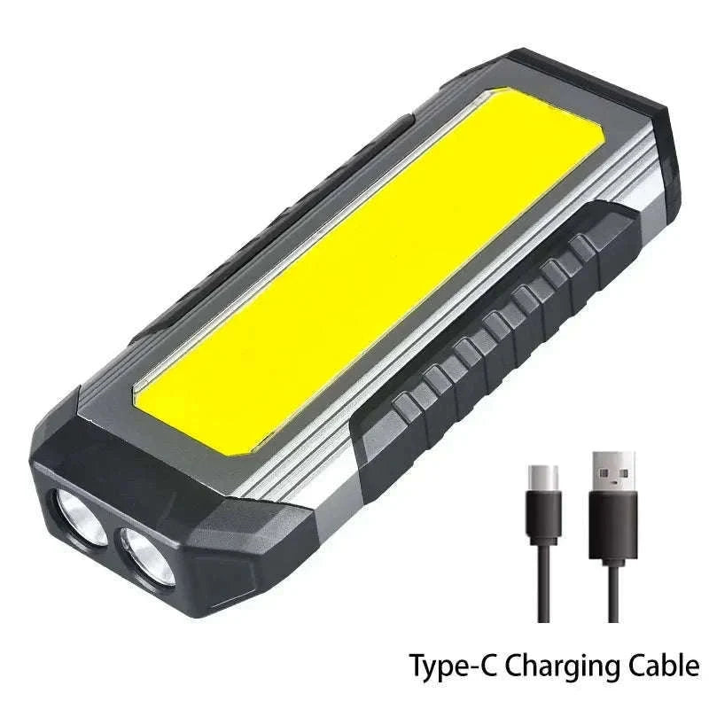 Portable COB Work Light with Magnet and 4000mAh Battery-KXK586