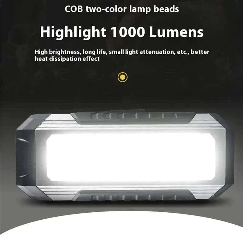 Portable COB Work Light with Magnet and 4000mAh Battery-KXK586