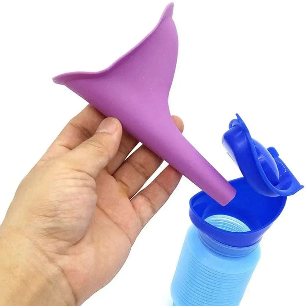 Portable Collapsible Car Urinal with Leakproof Design for Travel-Urinal and Aid