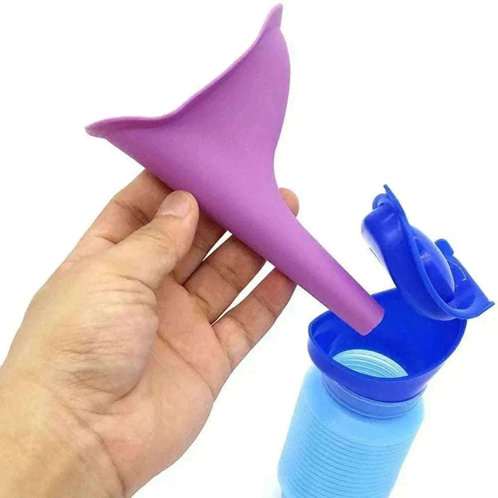 Portable Collapsible Car Urinal with Leakproof Design for Travel-Urinal and Aid