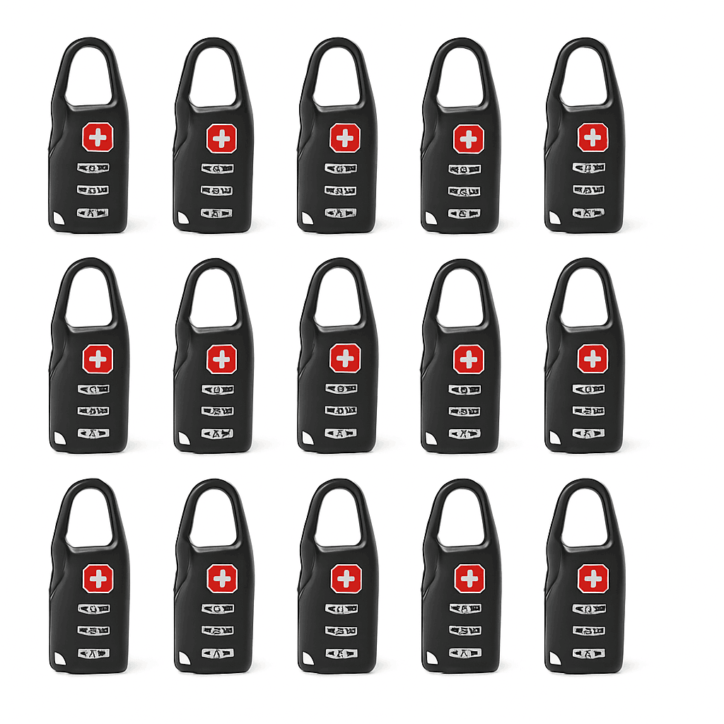 Portable Combination Code Lock for Bags and Travel Gear-3PCS