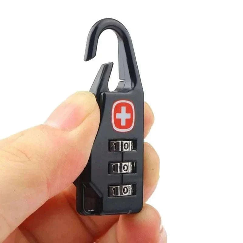 Portable Combination Code Lock for Bags and Travel Gear-3PCS