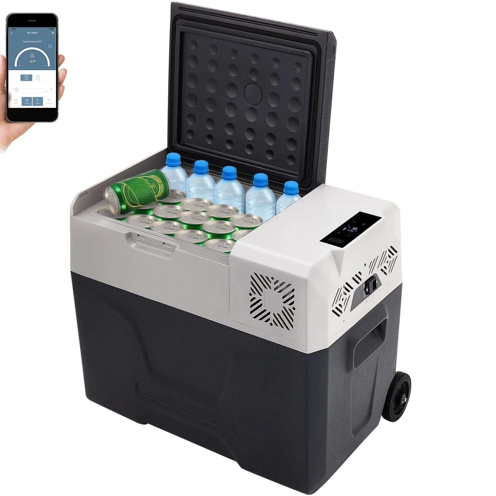 Portable Compressor Cooler 15L-55L 12V/24V DC 110-240V AC-22L NEW / Germany