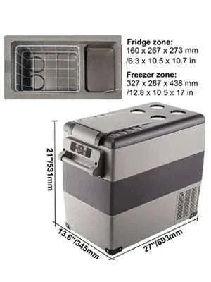 Portable Compressor Refrigerator Freezer 15L, 12/24V & 100-240V-40L / CZECH REPUBLIC