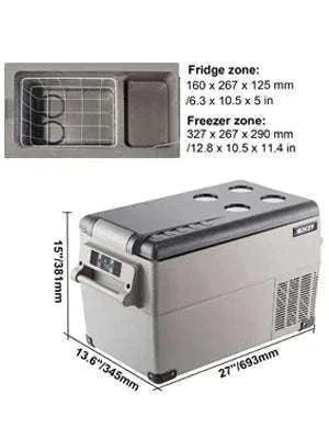 Portable Compressor Refrigerator Freezer 15L, 12/24V & 100-240V-40L / CZECH REPUBLIC