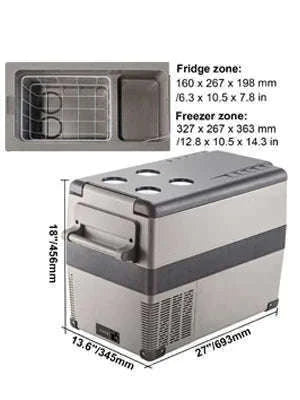 Portable Compressor Refrigerator Freezer 15L, 12/24V & 100-240V-40L / CZECH REPUBLIC