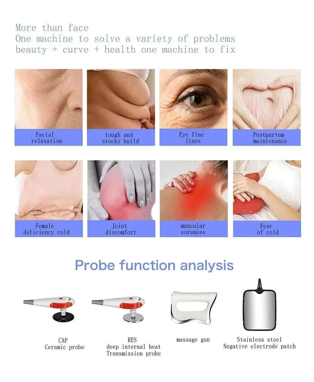 Portable Diathermy Body Slimming Machine for Pain Relief and Skin Tightening-UK / United States