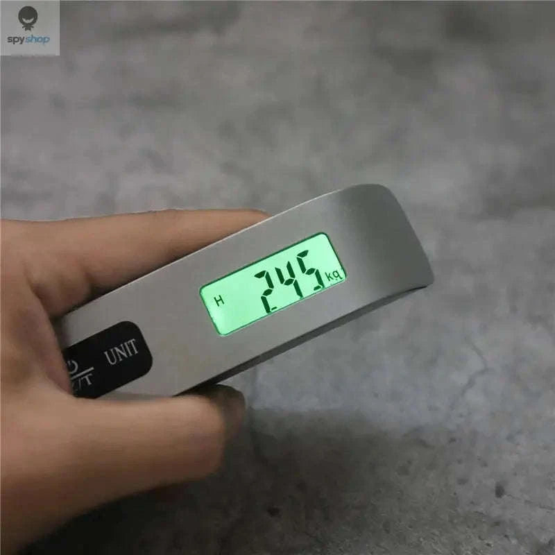 Portable Digital Luggage Scale – 50kg Precision Travel Weight Checker-Webbing belt