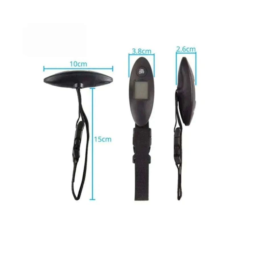 Portable Digital Luggage Scale for Airline Weight Checks-black