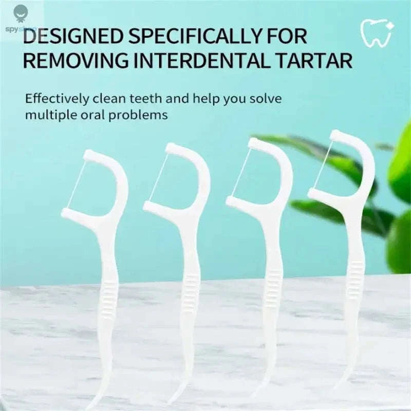 Portable Disposable Dental Floss Sticks – 50‑Pack On‑the‑Go Oral Care-C607-10 Box