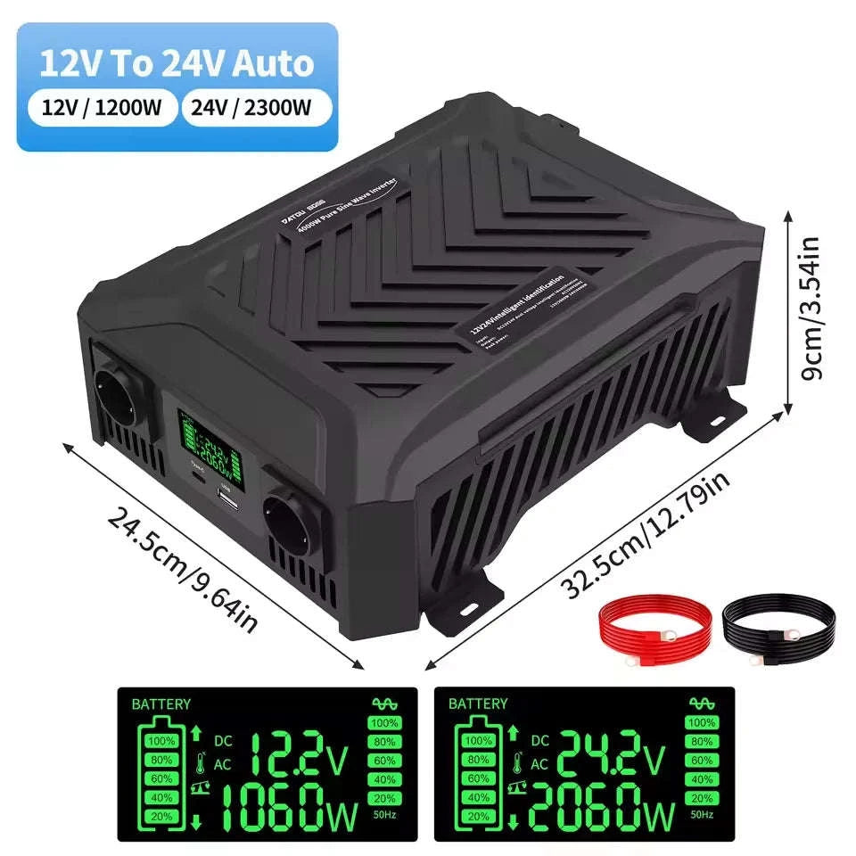 Portable Dual Voltage Pure Sine Wave Inverter 1200W/2300W-TY-PSW4000W / Poland