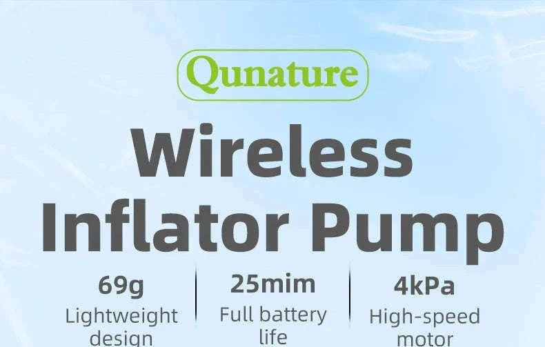 Portable Electric Air Pump with Type-C Charging for Outdoor Use-VOLCANO2-WT
